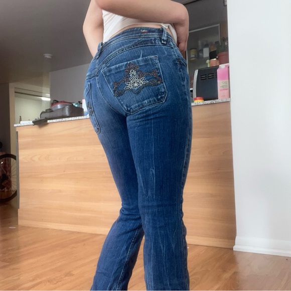 Diesel blue flared jeans 25 - Picture 4 of 6